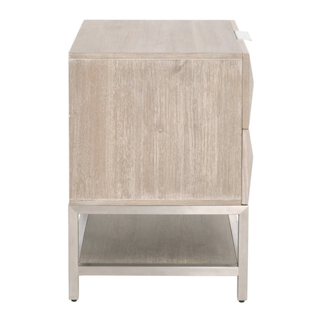 Atlas 2-drawer Nightstand from Essentials For Living - Luna Furniture