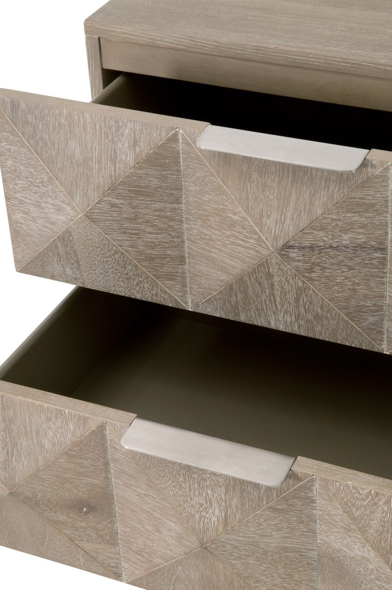 Atlas 2-drawer Nightstand from Essentials For Living - Luna Furniture