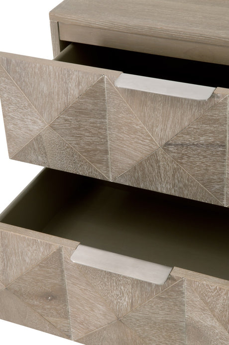 Atlas 2-drawer Nightstand from Essentials For Living - Luna Furniture