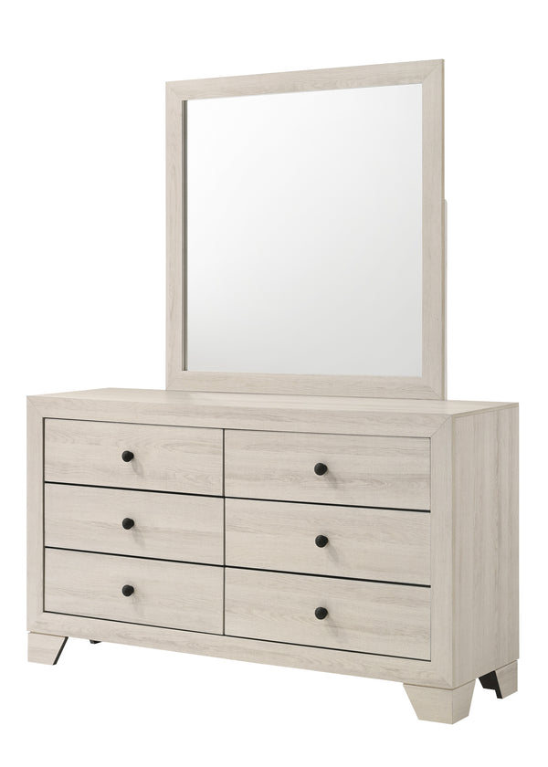 Atticus White Dresser Mirror (Mirror Only)