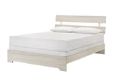 Atticus White King Platform Bed from Crown Mark - Luna Furniture