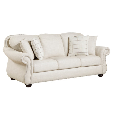 Attleboro Beige Sofa and Loveseat from Homelegance - Luna Furniture