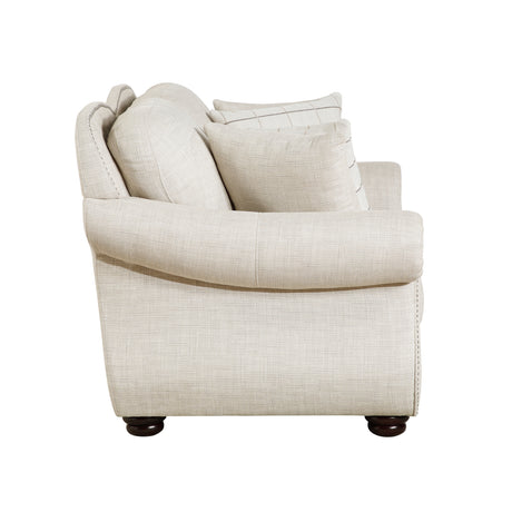 Attleboro Beige Sofa and Loveseat from Homelegance - Luna Furniture