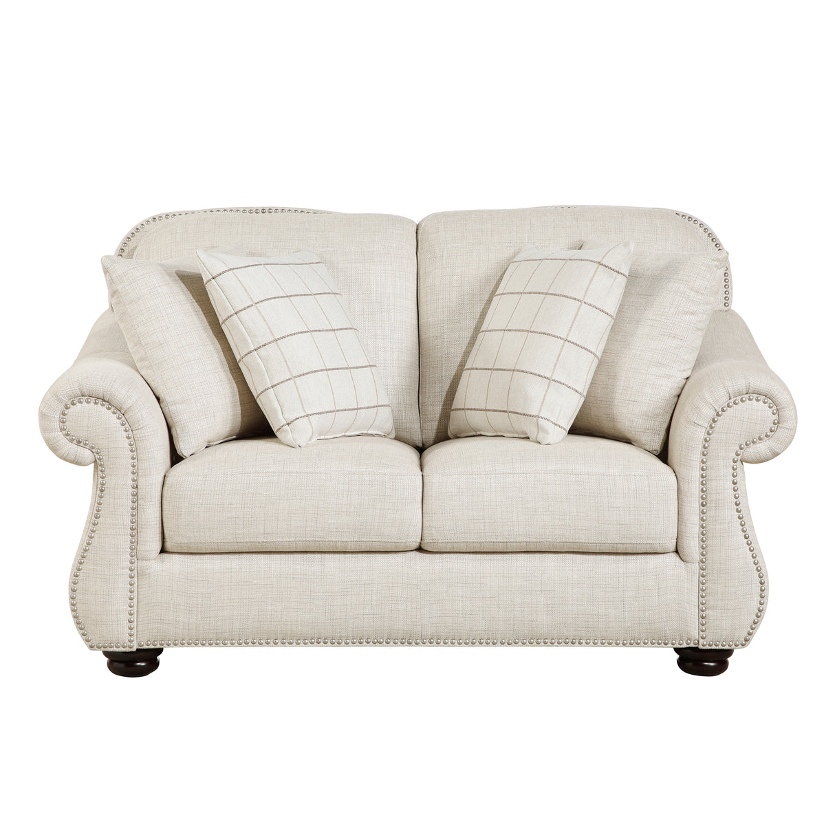 Attleboro Beige Loveseat from Homelegance - Luna Furniture
