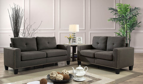 Attwell Gray Sofa from Furniture of America - Luna Furniture