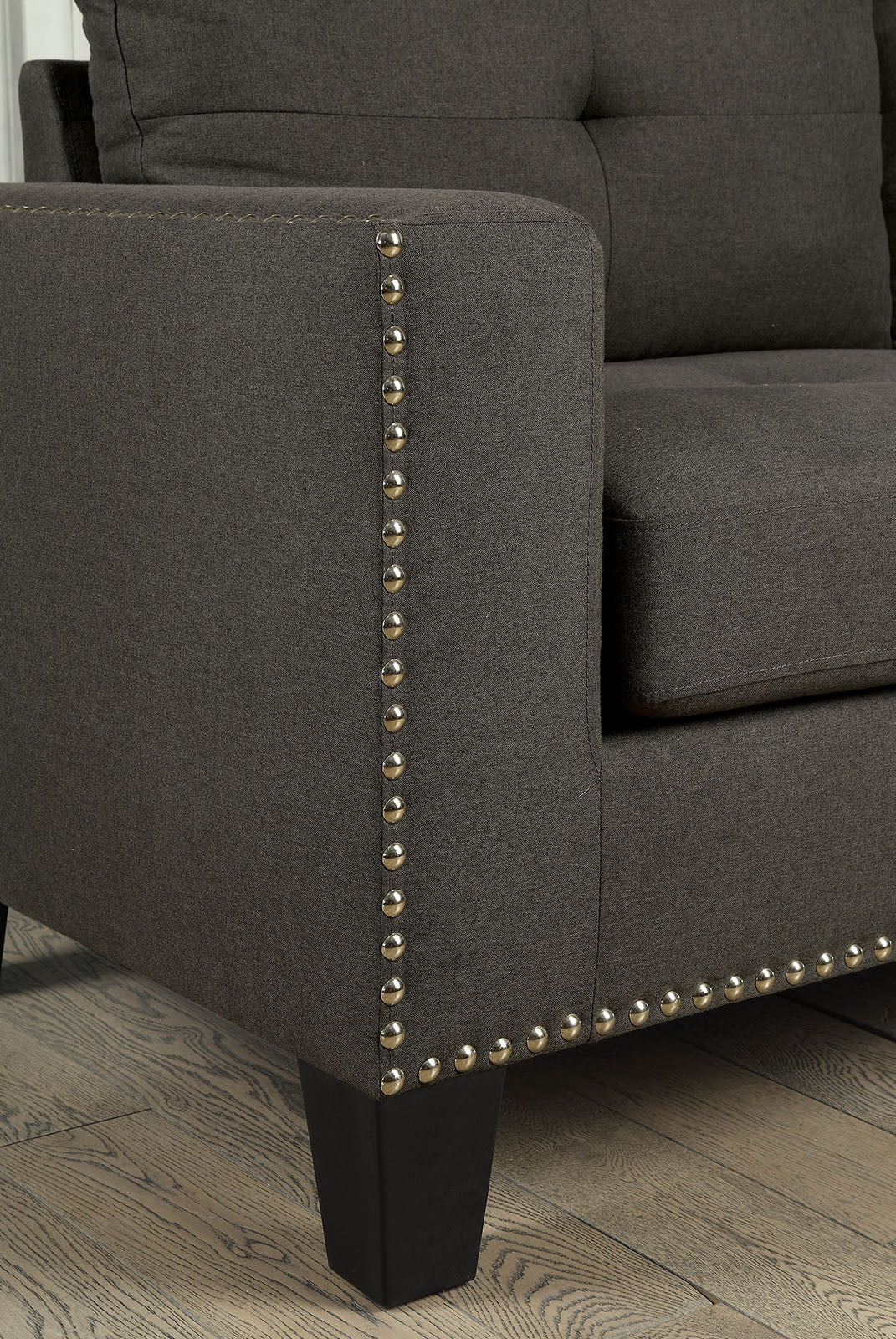 Attwell Gray Sofa from Furniture of America - Luna Furniture