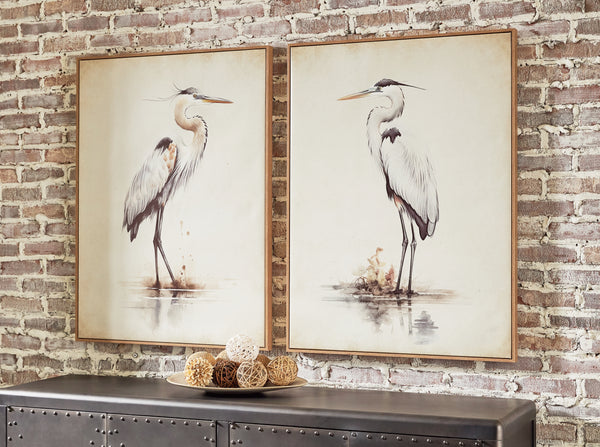 Aubinell Beige Wall Art