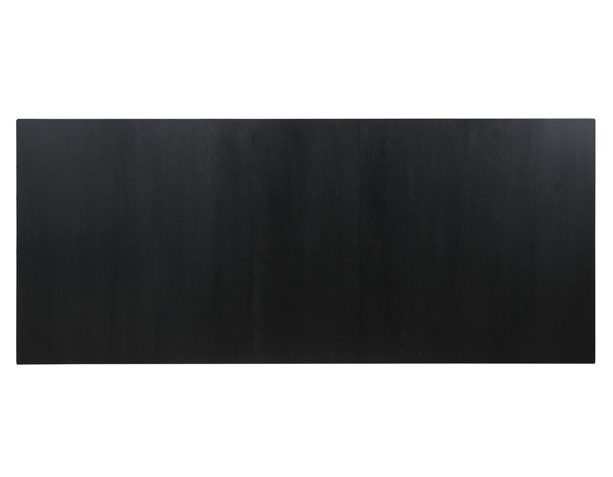 Aubrey Black 7-Piece 78-96″ Dining Set from Steve Silver - Luna Furniture