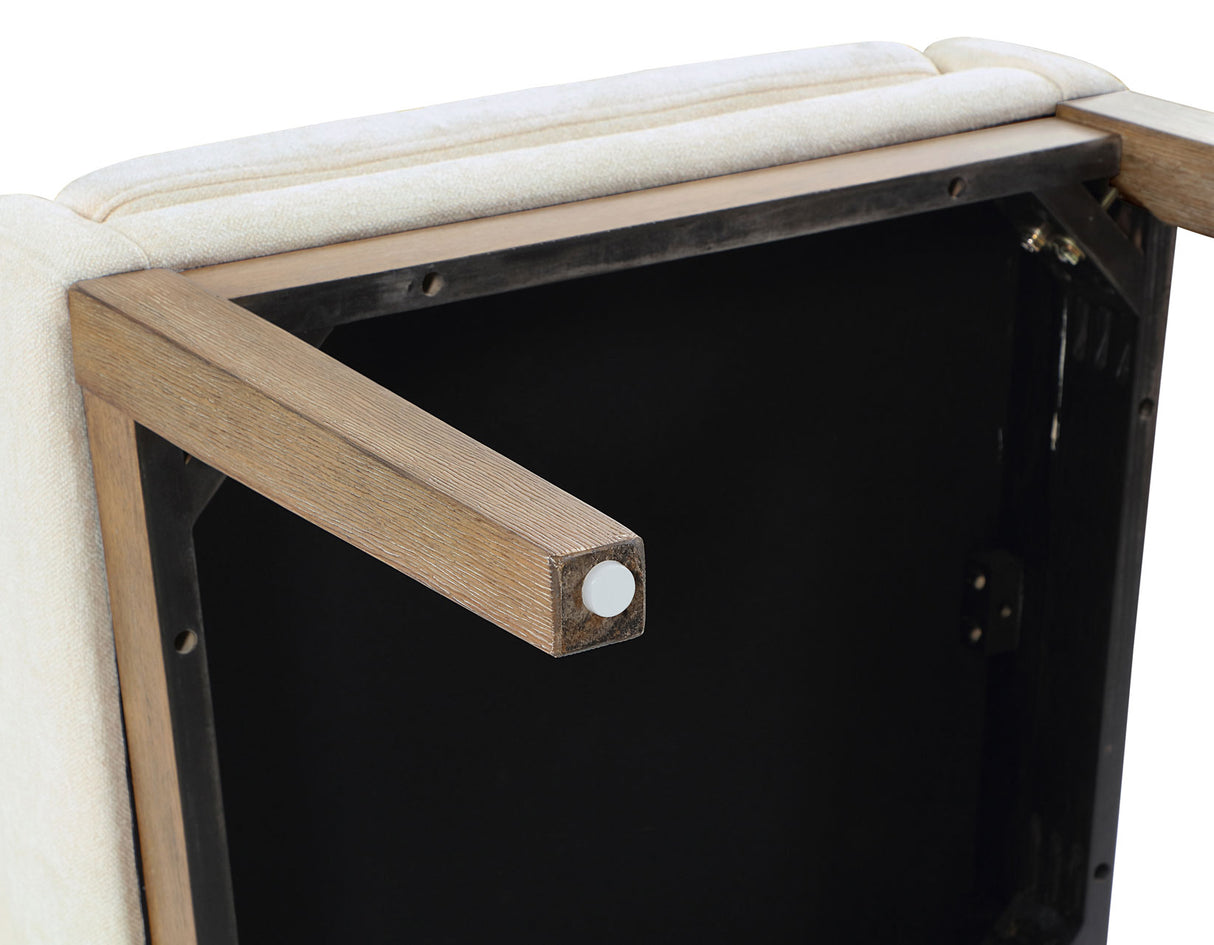 Aubrey Parsons Chair, Driftwood finish from Steve Silver - Luna Furniture