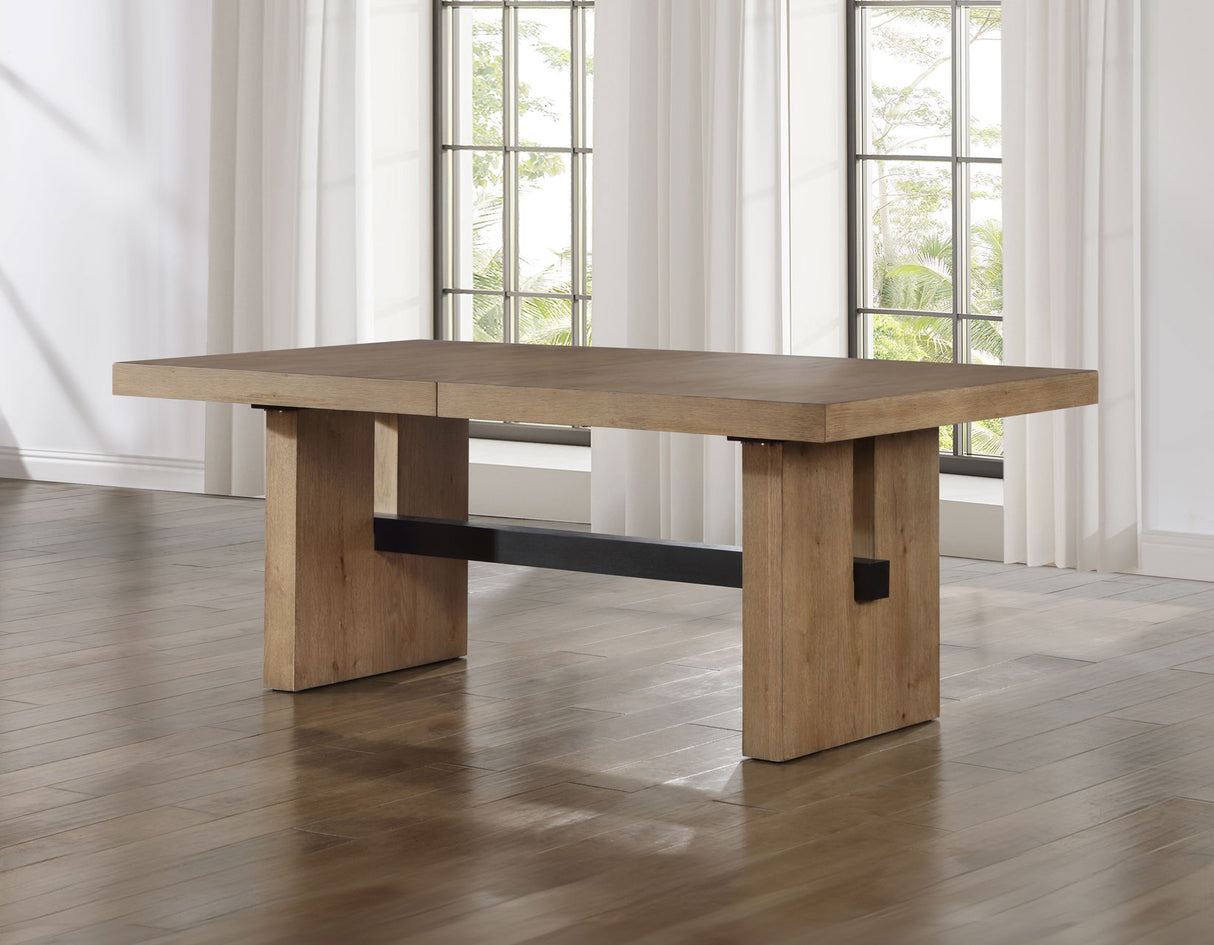 Aubrey Waxed Driftwood Extendable Dining Table from Steve Silver - Luna Furniture