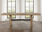 Aubrey Waxed Driftwood Extendable Dining Table from Steve Silver - Luna Furniture