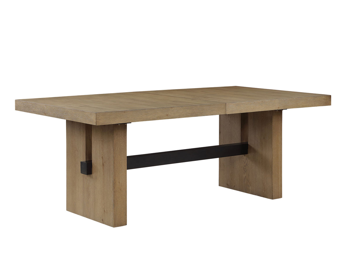 Aubrey Waxed Driftwood Extendable Dining Table from Steve Silver - Luna Furniture