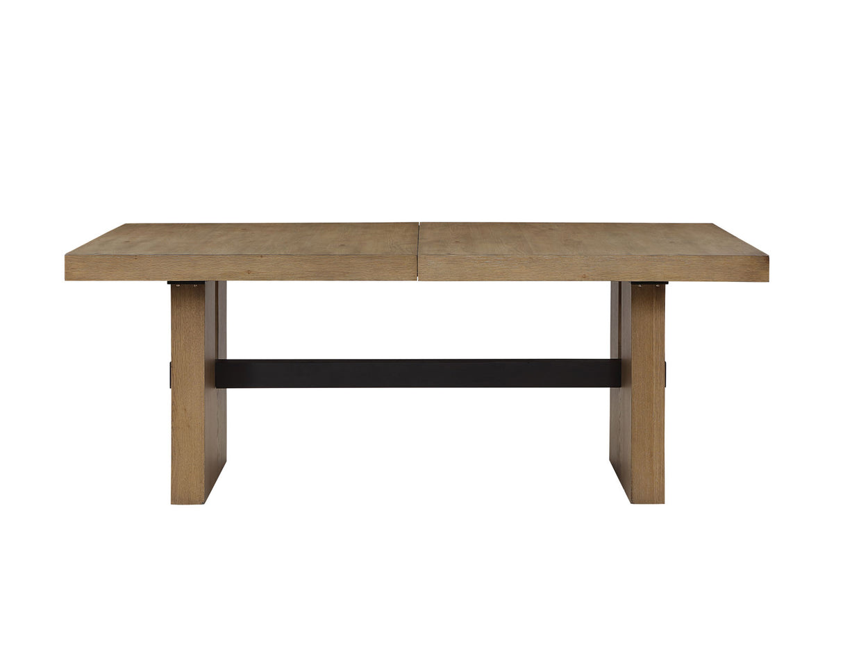 Aubrey Waxed Driftwood Extendable Dining Table from Steve Silver - Luna Furniture