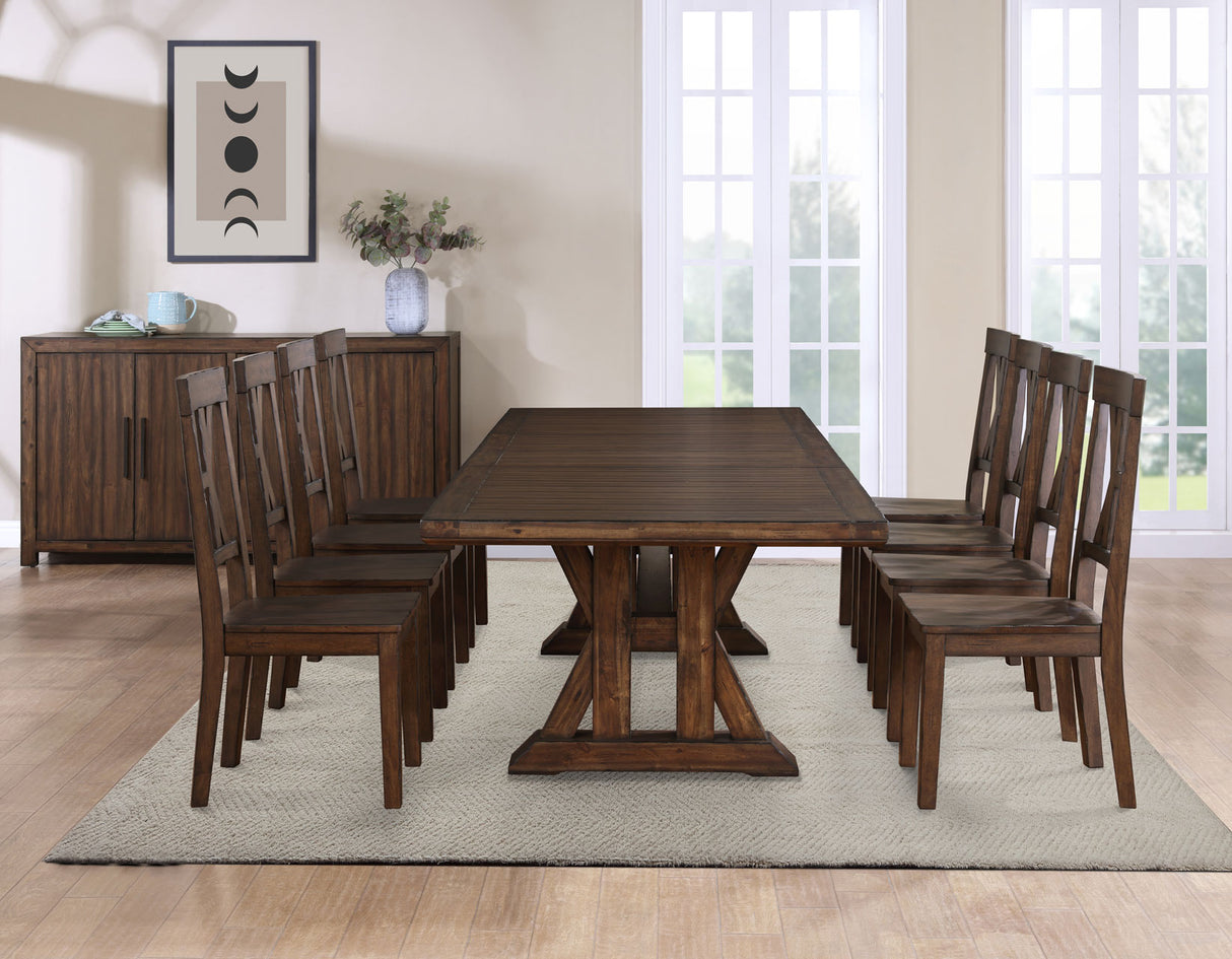Auburn 5-Piece Dining Set (Table & 4 Side Chairs) from Steve Silver - Luna Furniture