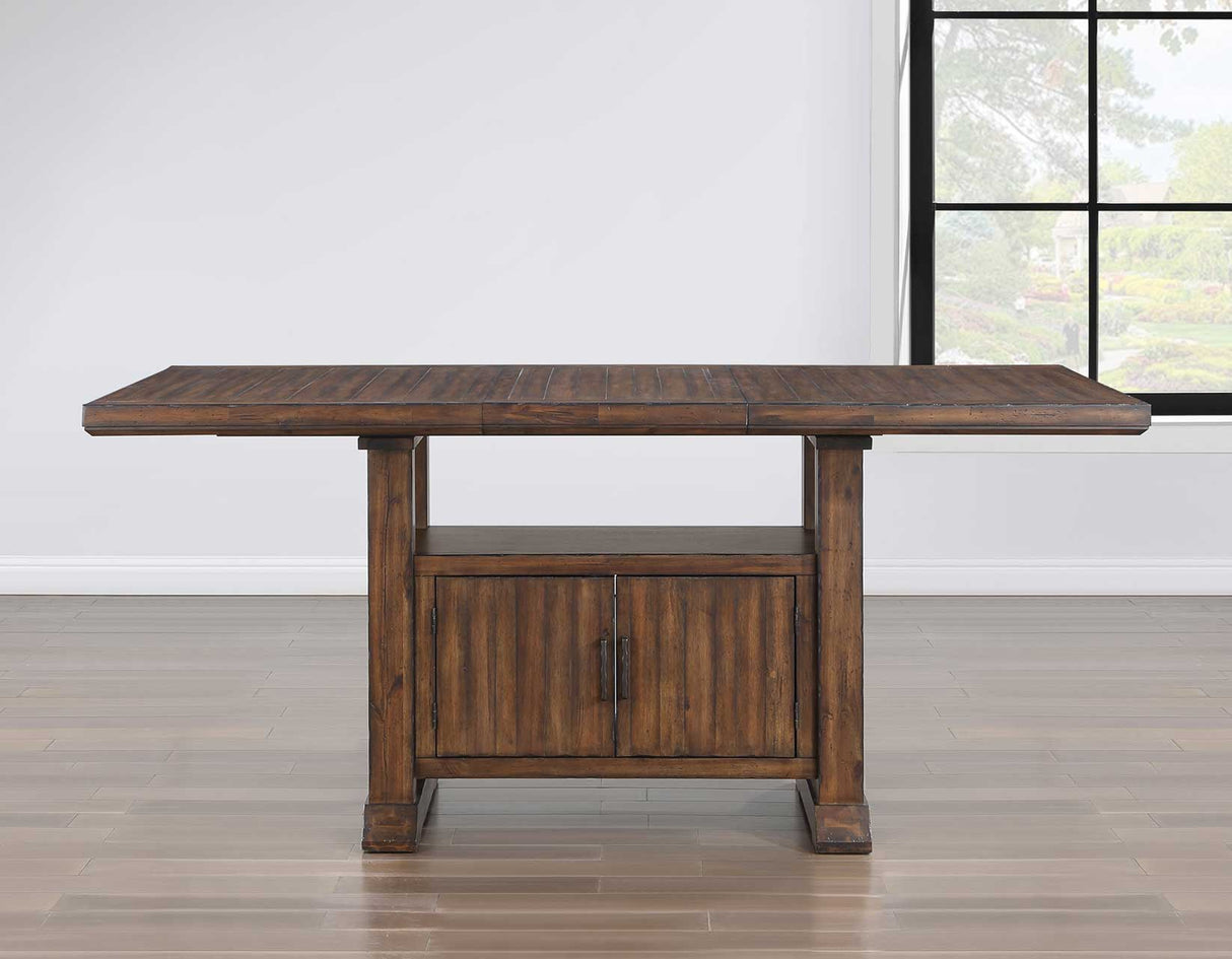 Auburn Dark Tobacco Counter Height Set from Steve Silver - Luna Furniture