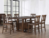 Auburn Dark Tobacco Counter Height Set from Steve Silver - Luna Furniture