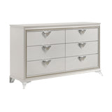Audra White Dresser from Homelegance - Luna Furniture