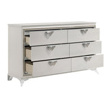 Audra White Dresser from Homelegance - Luna Furniture