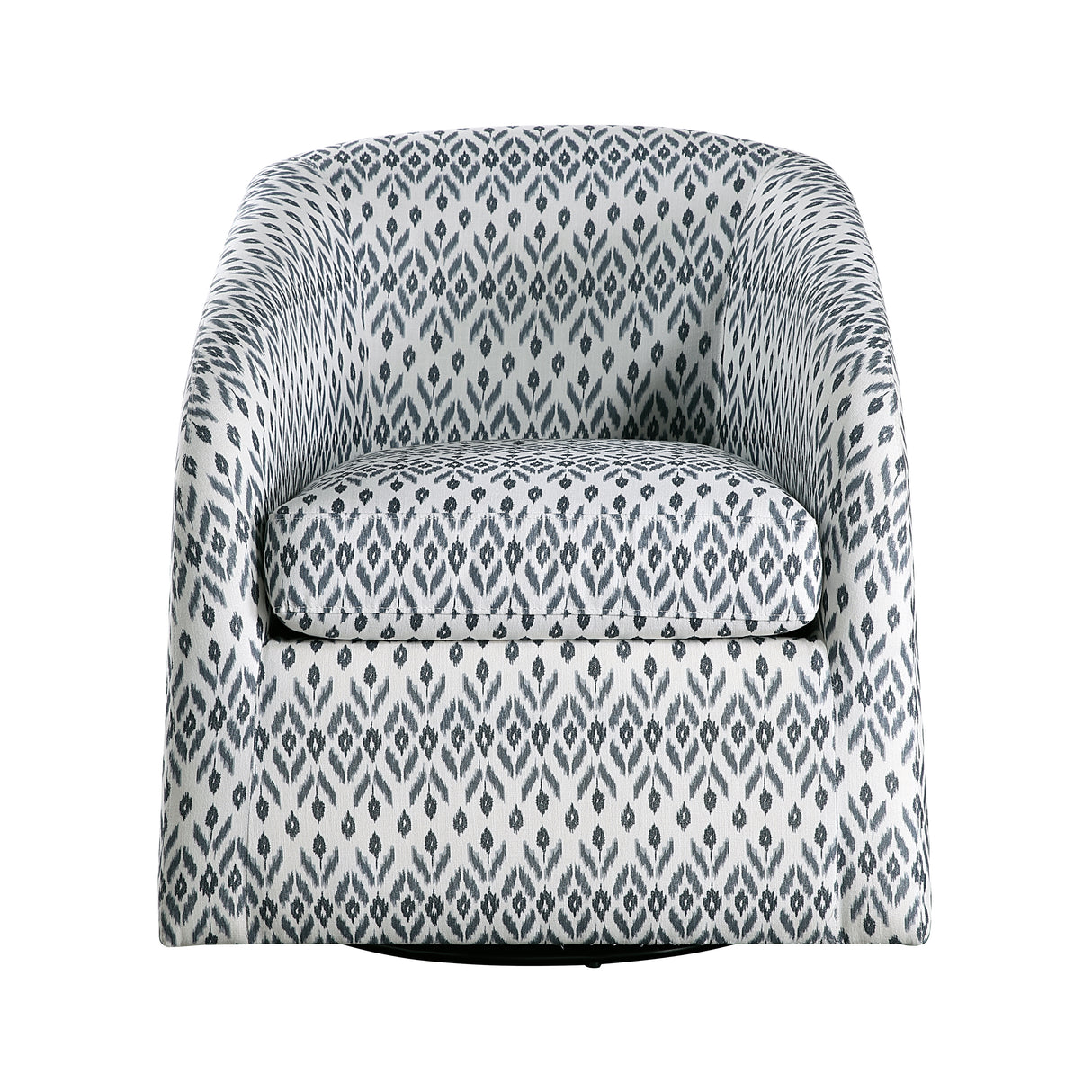 Augustine Blue/White Swivel Chair from Homelegance - Luna Furniture