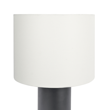 Aura Black Table Lamp with On/Off Switch Black Block Base from Midinmod - Luna Furniture