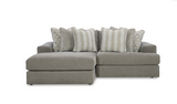 Avaliyah Ash 2-Piece LAF Chaise Sectional from Ashley - Luna Furniture
