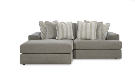 Avaliyah Ash 2-Piece LAF Chaise Sectional from Ashley - Luna Furniture