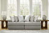 Avaliyah Ash 2-Piece Sectional Loveseat from Ashley - Luna Furniture
