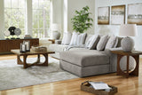 Avaliyah Ash 3-Piece RAF Chaise Sectional from Ashley - Luna Furniture