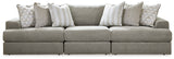 Avaliyah Ash 3-Piece Sectional Sofa from Ashley - Luna Furniture