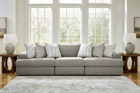 Avaliyah Ash 3-Piece Sectional Sofa from Ashley - Luna Furniture