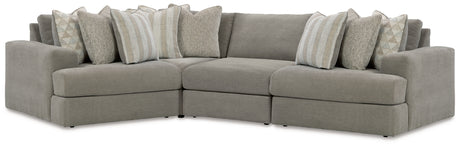 Avaliyah Ash 4-Piece Sectional from Ashley - Luna Furniture