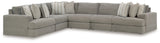 Avaliyah Ash 6-Piece Sectional from Ashley - Luna Furniture