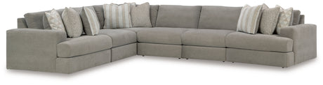 Avaliyah Ash 6-Piece Sectional from Ashley - Luna Furniture