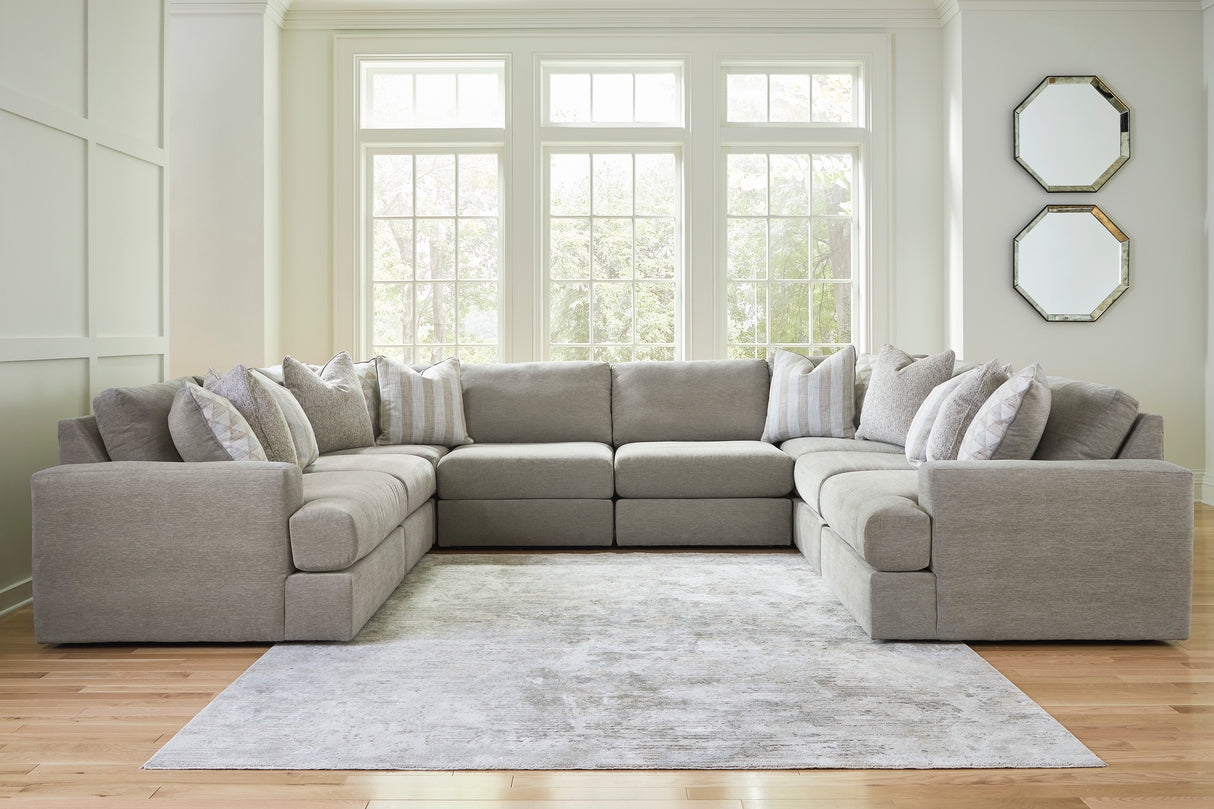 Avaliyah Ash 8-Piece Sectional from Ashley - Luna Furniture