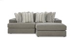 Avaliyah Ash 2-Piece RAF Chaise Sectional from Ashley - Luna Furniture