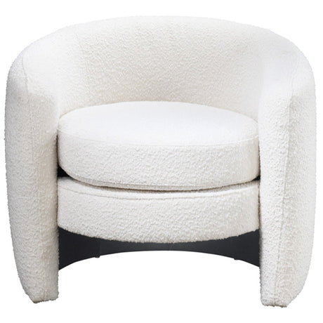 Avalon White Boucle Lounge Chair from Midinmod - Luna Furniture