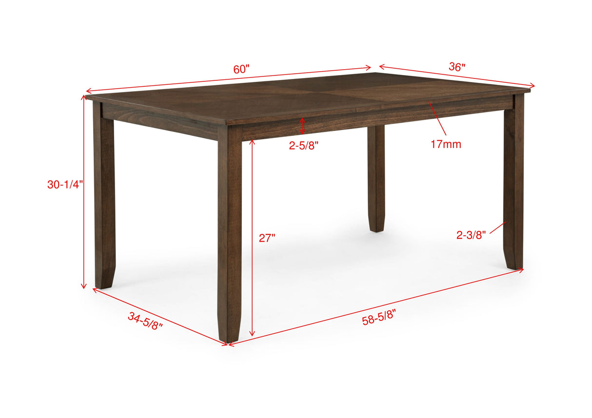 Avasa Brown 5-Piece Dining Room Set from Crown Mark - Luna Furniture