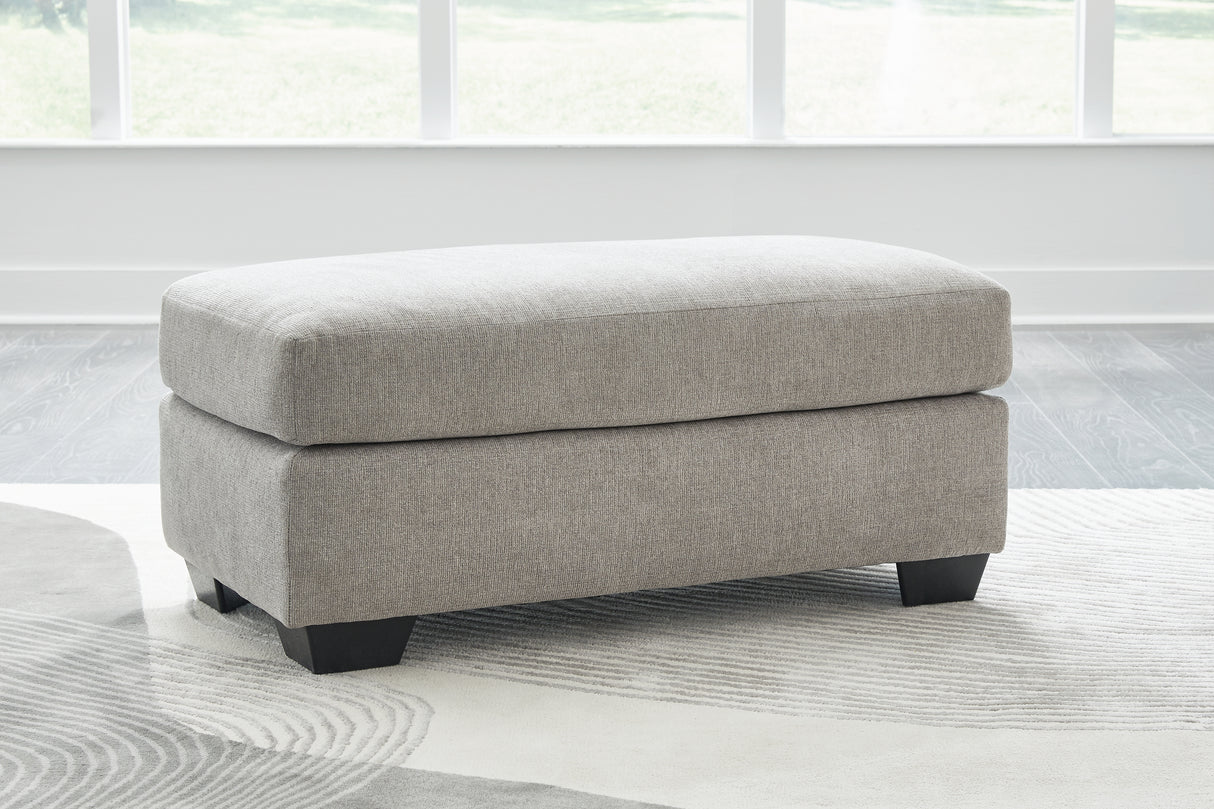 Avenal Park Flannel Ottoman from Ashley Furniture - Luna Furniture