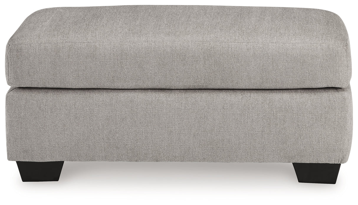 Avenal Park Flannel Ottoman from Ashley Furniture - Luna Furniture