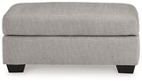 Avenal Park Flannel Ottoman from Ashley Furniture - Luna Furniture
