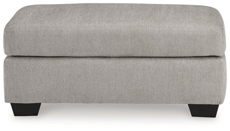 Avenal Park Flannel Ottoman from Ashley - Luna Furniture