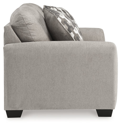 Avenal Park Sofa, Loveseat, Chair and Ottoman in Flannel from Ashley - Luna Furniture