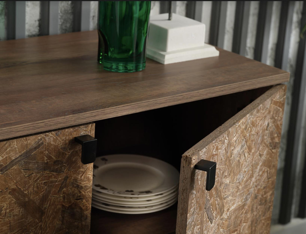 Avenir Lexington/Xelio Oak 2-Door Console from Bellona - Luna Furniture