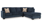 Aviemore Ink 2-Piece RAF Chaise Sectional from Ashley - Luna Furniture