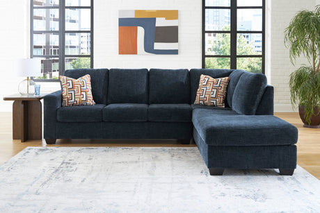 Aviemore Ink 2-Piece RAF Chaise Sectional from Ashley - Luna Furniture