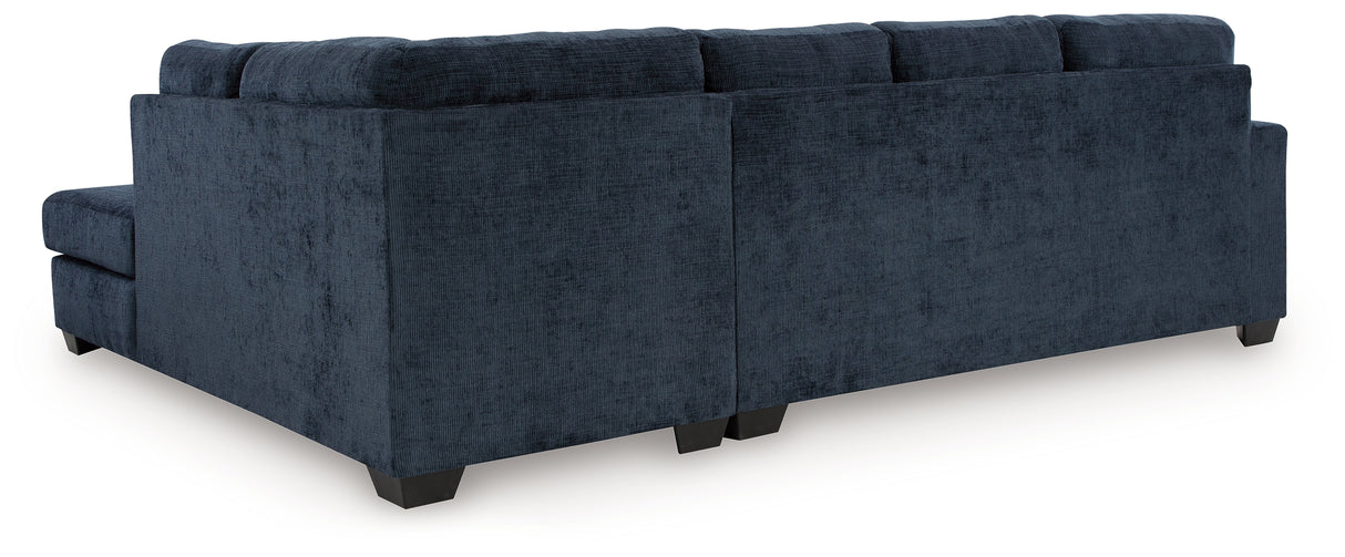 Aviemore Ink 2-Piece Sectional, Occasional Table Set and Lamp from Ashley - Luna Furniture