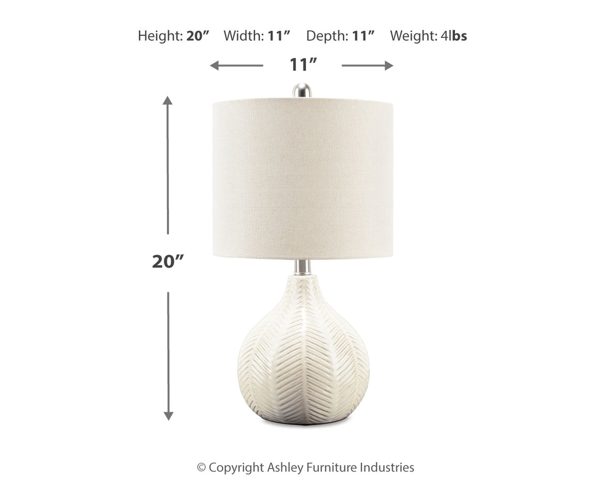 Aviemore Ink 2-Piece Sectional, Occasional Table Set and Lamp from Ashley - Luna Furniture