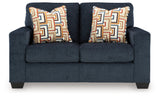 Aviemore Ink Loveseat from Ashley - Luna Furniture