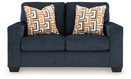 Aviemore Ink Loveseat from Ashley - Luna Furniture