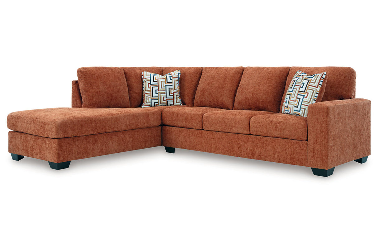 Aviemore Spice 2-Piece Sectional with Chaise from Ashley Furniture - Luna Furniture